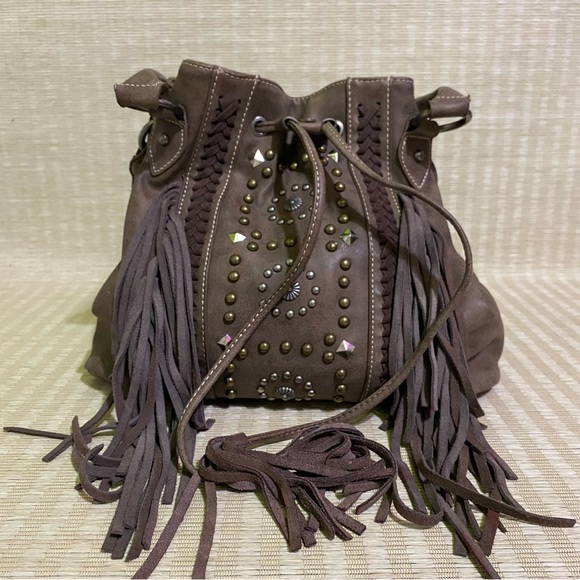 Montana West Handbags - Montana West Fring Collection Leather Purse